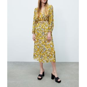 ZARA floral dress L
